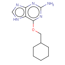 2-amino-6-[(cyclohexylmethyl)oxy]purine