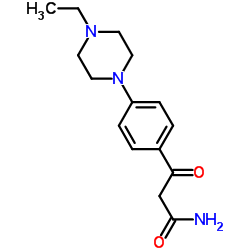 3-[4-(4-Ethyl-1-piperazinyl)phenyl]-3-oxopropanamide
