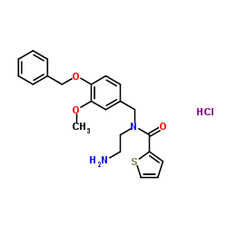 2-Thiophenecarboxamide,N-(2-aminoethyl)-N-[[3-methoxy-4-(phenylmethoxy)phenyl]methyl]-,monohydrochloride